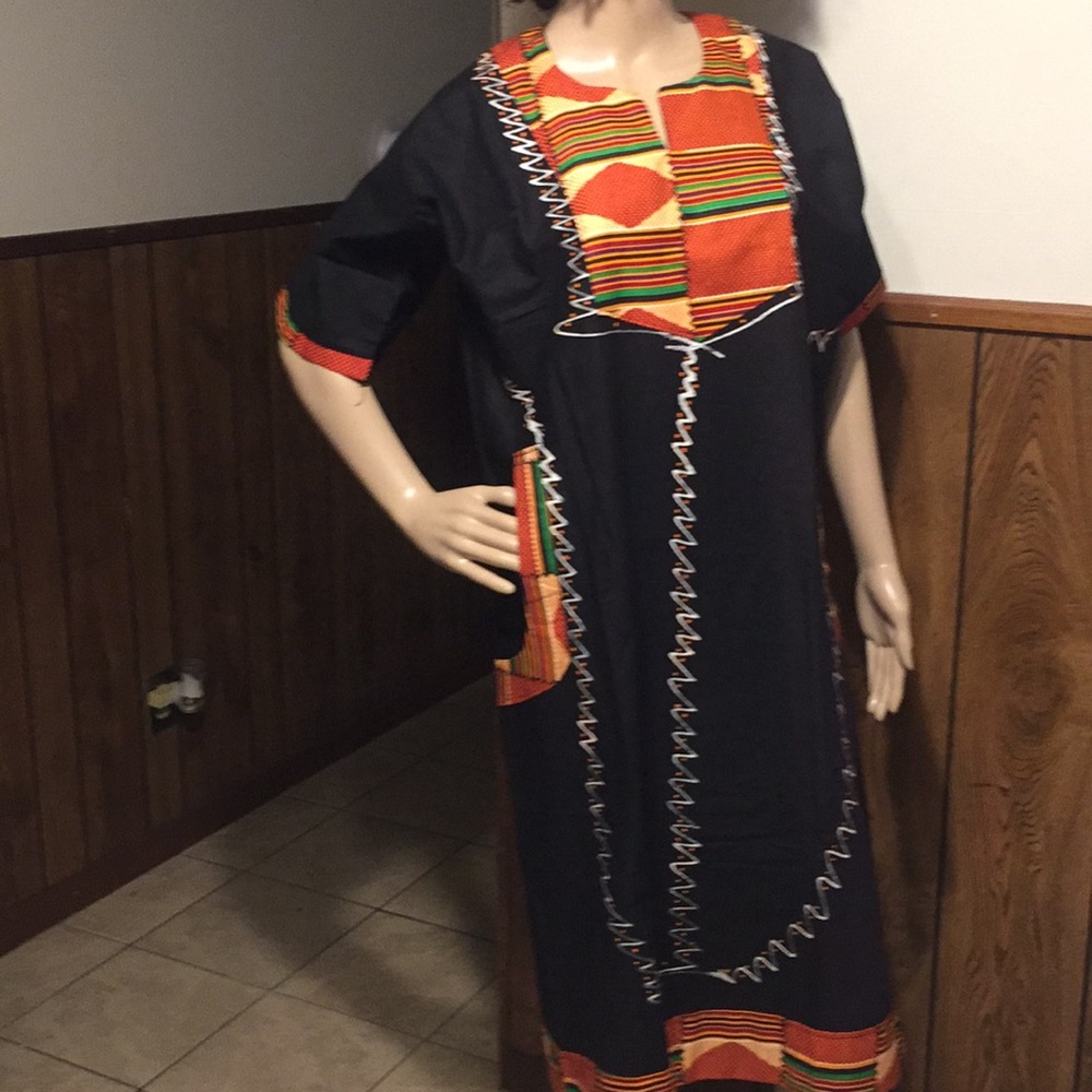 Dashiki Batik Dress